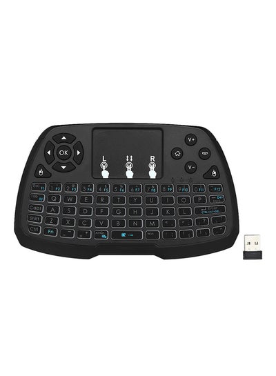 Buy Wireless RC-Keyboard With Touchpad   And Remote Control Black in UAE