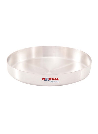 Buy Aluminum Round Oven Tray Silver 28cm in Egypt