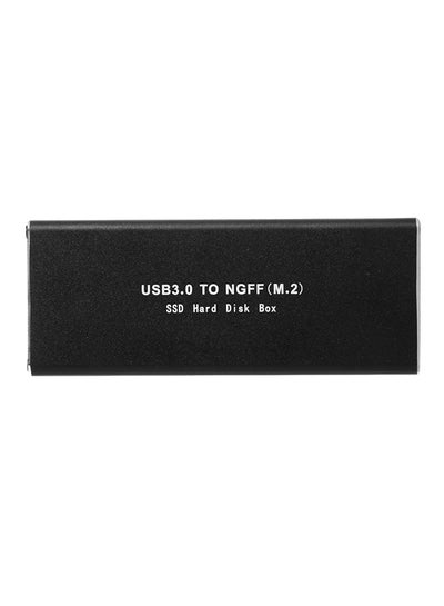 Buy M.2 NGFF To USB 3.0 6Gbps SSD External Enclosure Converter Adapter Case Black in UAE