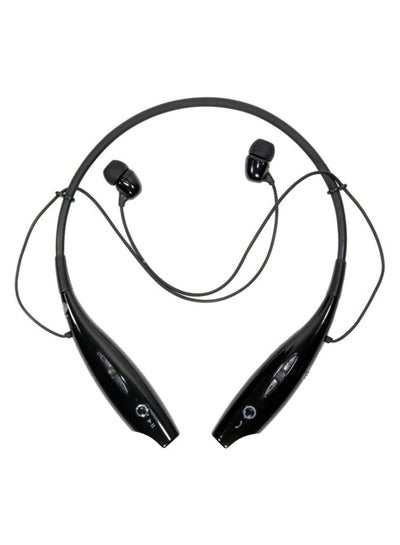Buy In-Ear Neckband Sports Bluetooth Earphone With Mic Black in Saudi Arabia