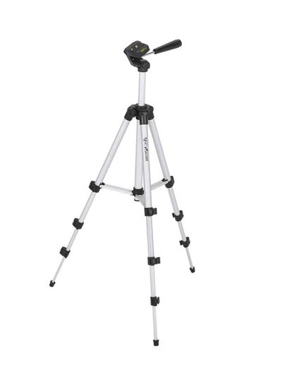 اشتري 3110A Tripod For Camcorder And DSLR Camrea أسود/ فضي في السعودية