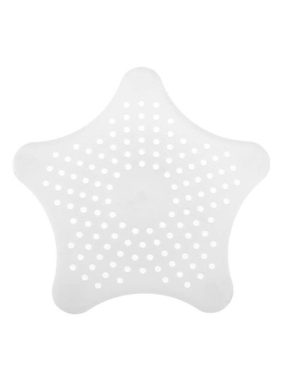 Buy Silicone Star Shape Strainer White 15 x 15 x 10centimeter in UAE