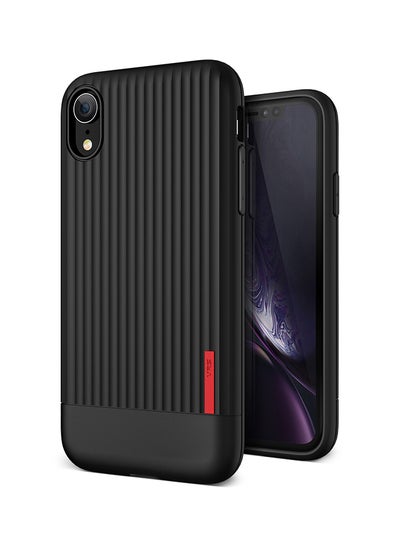Buy Single Fit Label Case Cover For Apple iPhone XR Black in UAE