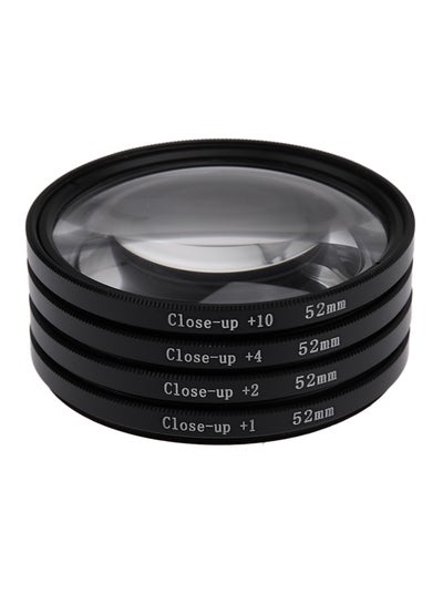 Vivitar 52mm Close-Up Macro Filter Kit – +1, +2, +4, +10 – 4-Piece Set