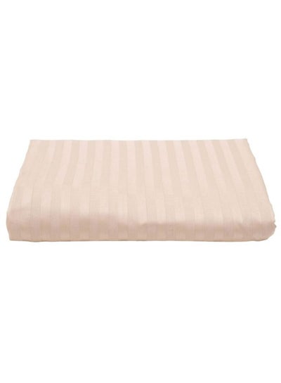 Buy Hamilton King Size Flat Sheet Cotton Beige in Saudi Arabia