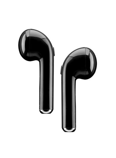 Buy I7 Bluetooth In-Ear Earphones With Charging Box Black in Saudi Arabia