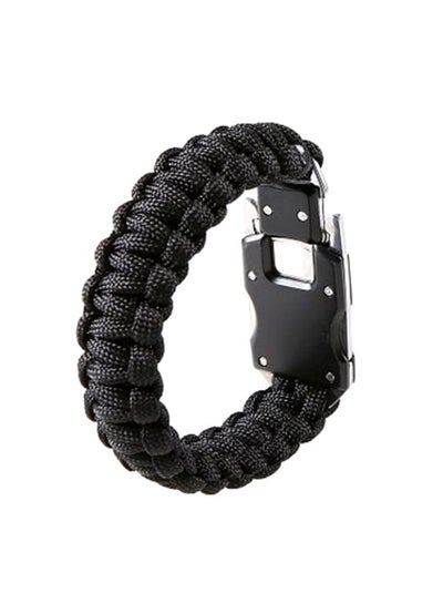 Buy Survival Paracord Rope Bracelet With Cutter in UAE