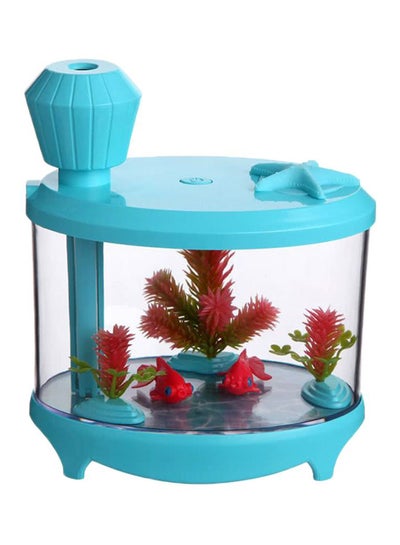 Buy Fish Tank LED Light Air Humidifier Light Blue in UAE