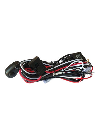 اشتري LED Light Bar Wiring Harness Kit 12V 180W Power Relay Blade Fuse for LED Work Lights في الامارات