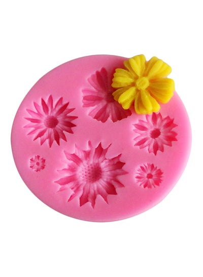 Buy Silicone Sunflower Mould Pink 7.5centimeter in UAE