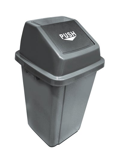 اشتري Durable Quadrate Trash Bin Grey 100 liter في الامارات