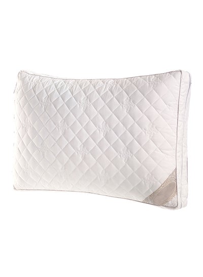 Buy Biyasko Pillow Microfiber White 70x50centimeter in UAE