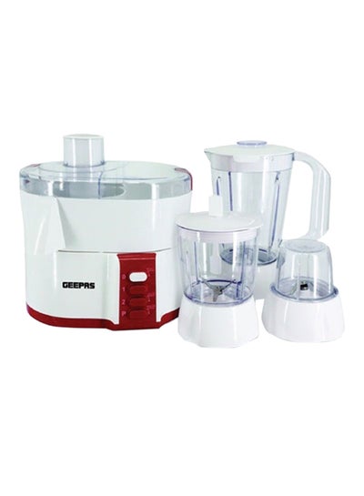 Buy 4-In-1 Countertop Electric Food Processor 600.0 W GSB9890 White/Red in UAE