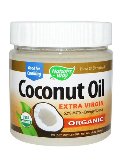 Buy Pure Cold-Pressed Organic Extra Virgin Coconut Oil Clear in UAE