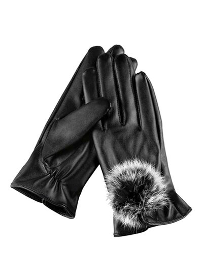 اشتري Polar Lining Windproof Driving Gloves With Touch Screen في الامارات