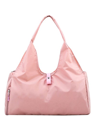 Buy Elegant Metallic Finish Shoulder Bag Pink in Saudi Arabia