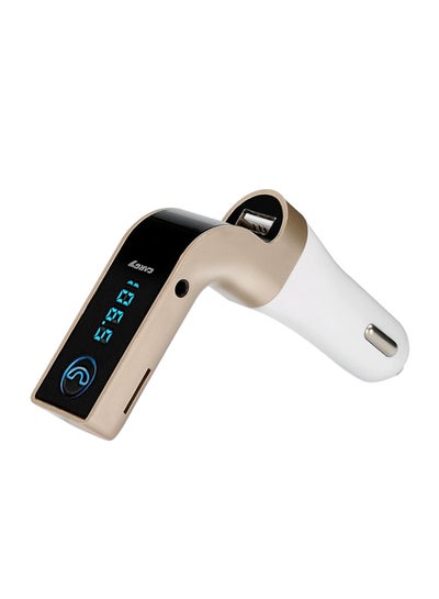 Buy Bluetooth FM Transmitter With USB Car Charger Multicolour in UAE