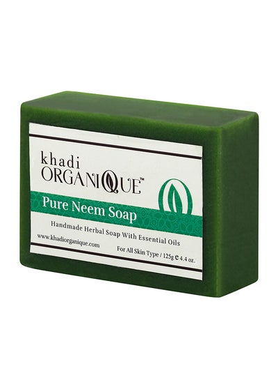 Buy Handmade Pure Neem Soap Green 125grams in UAE