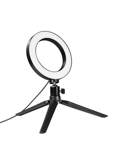 Buy Desktop Fill Dimmable LED Ring Light White in UAE