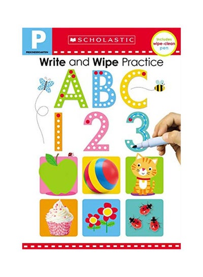 Buy Write And Wipe Practice ABC 123 Hardcover English - 26-Dec-18 in UAE