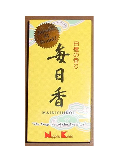 Buy Mainichi-Koh Sandalwood Incense 300pcs Incense Sticks by NIPPON KODO, Japanese Quality Incense Multicolour 1.099999999X5.999999994X2.999999997 inch in UAE