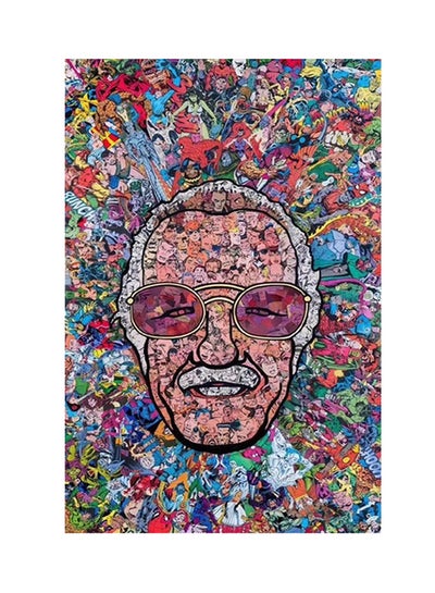 Buy Stan Lee Movies Super Heroes Poster Wall Poster Multicolour in UAE