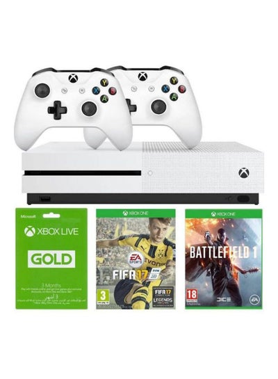 Microsoft Xbox One S 1TB Battlefield 1 Green Bundle With 8 in 1 Kit 