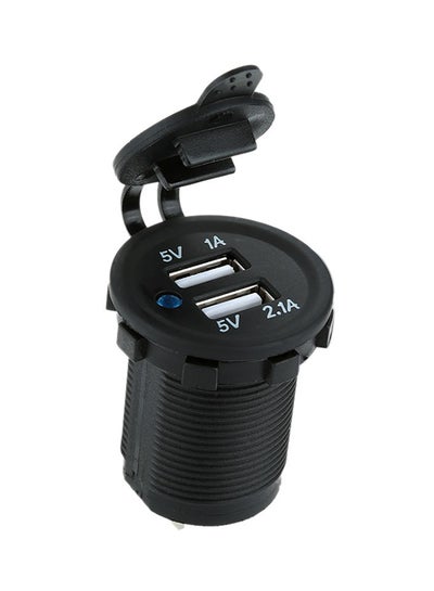 Buy Motorcycle Dual USB Socket Mobile Phone Charger in UAE