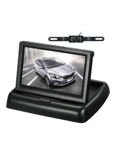 Buy TFT Color Display Foldable Car LCD Monitor With Rear view Camera in Egypt