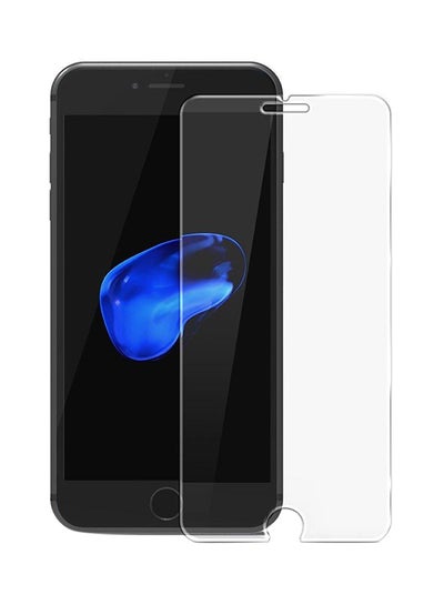 Buy Tempered Glass Screen Protector For iPhone 7 Plus Clear in Saudi Arabia