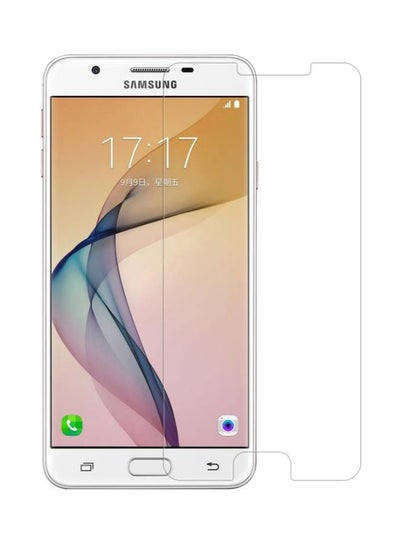 Buy Tempered Glass Screen Protector For Samsung Galaxy J5 Prime Clear in UAE