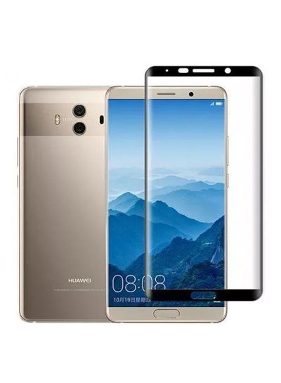 Buy Tempered Glass Screen Protector For Huawei Mate 10 Black/Clear in UAE