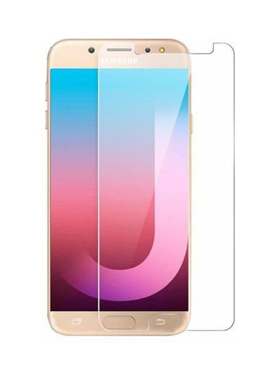 Buy Tempered Glass Screen Protector For Samsung Galaxy J7 Pro Clear in UAE