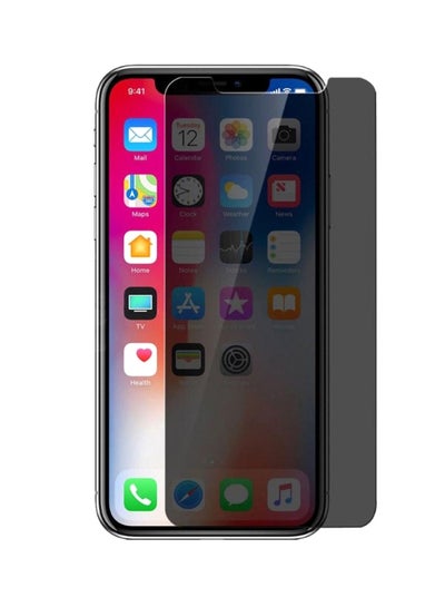 Buy Privacy Screen Protector For Apple iPhone X Black in Saudi Arabia