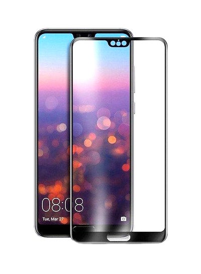 Buy 5D Tempered Glass Screen Protector For Huawei P20 Lite Black/Clear in Egypt