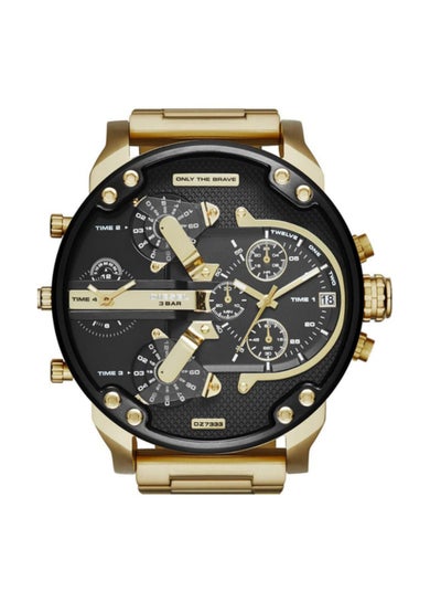 Buy men Mr Daddy Round Shape Metal Chronograph Wrist Watch 57 mm - Gold - DZ7333 in UAE