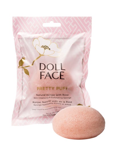 اشتري Pretty Puff Rose Skin Cleansing And Exfoliating Sponge وردي في الامارات