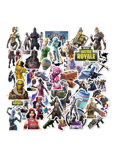 اشتري 50-Piece Fortress Night PVP Games Sticker Set متعدد الألوان 0.025 كغم في الامارات