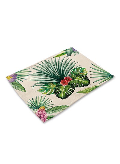 Buy Graphic Printed Heat Stain Resistant Anti-slip Table Mat Multicolour 16centimeter in Saudi Arabia