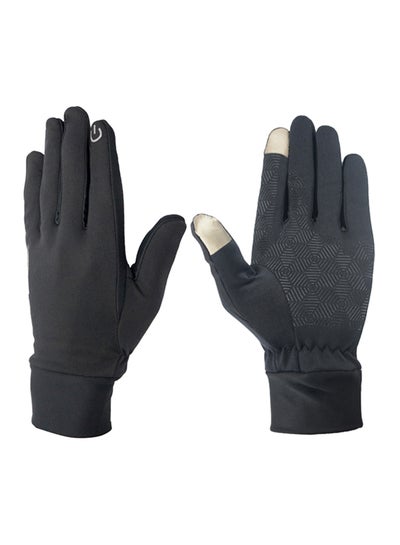 Buy Anti-Slip Fullfinger Gloves - L L in UAE