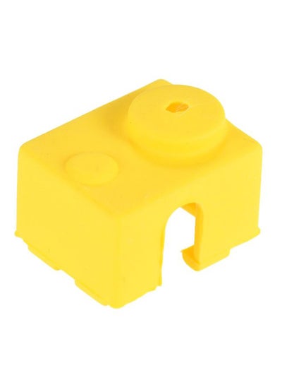 اشتري Silicone Sock Heater Block Cover For 3D Printer E3D V6 أصفر في الامارات