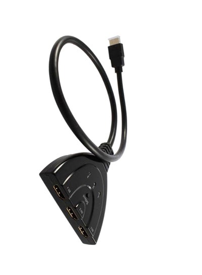 Buy 3 Port 4K HDMI Switch Splitter Black in Saudi Arabia