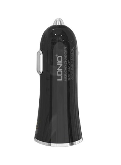 Auto-ID USB Car Charger With Micro USB Cable Black/Silver price in ...