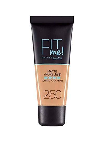 Buy Maybelline New York Fit Me Matte + Poreless 250 SUN BEIGE in Egypt