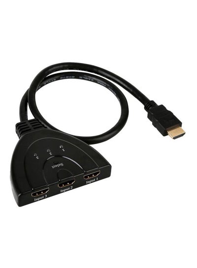 Buy 3 Port HDMI AUTO Switch Splitter Hub Black in Egypt