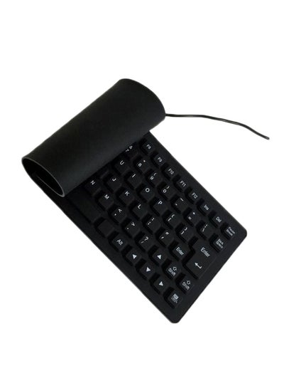 Buy USB Flexible Keyboard Black in Saudi Arabia