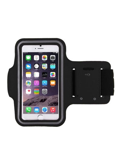 Buy Sports Running Adjustable Armband Case Cover Black in UAE