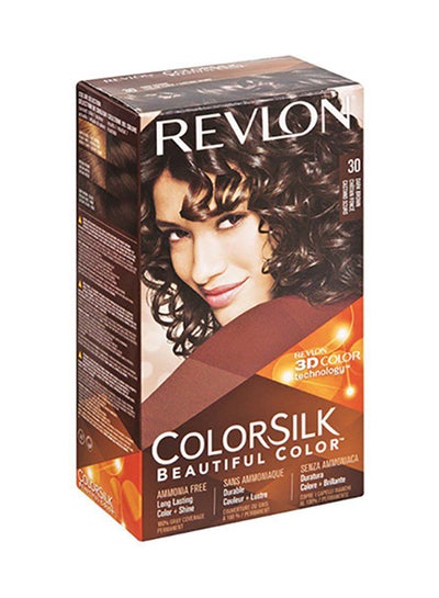 Color Silk Beautiful Permanent Hair Color 30 Dark Brown price in UAE | Noon  UAE | kanbkam