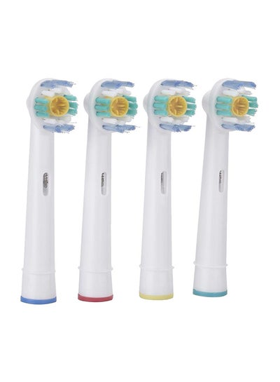 Buy 4-Piece Replacement Toothbrush Heads For Braun Oral B Hygiene Floss (EB-18A) Multicolour in Saudi Arabia