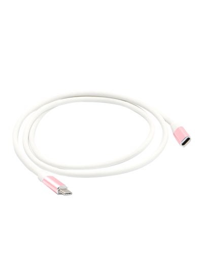 Buy USB-C Extension Type C Male to C Female Extension Cable Rose Gold in Saudi Arabia